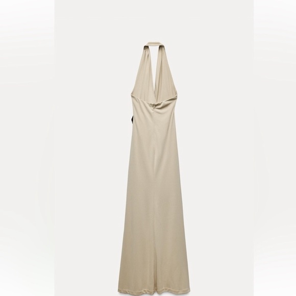 ZARA SHELL HALTER DRESS Size XL NWT - Picture 9 of 11